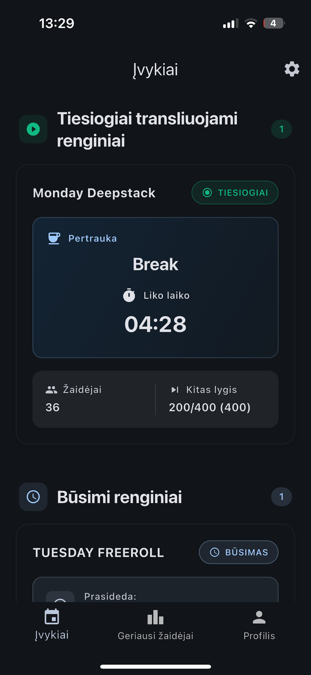 App screen preview